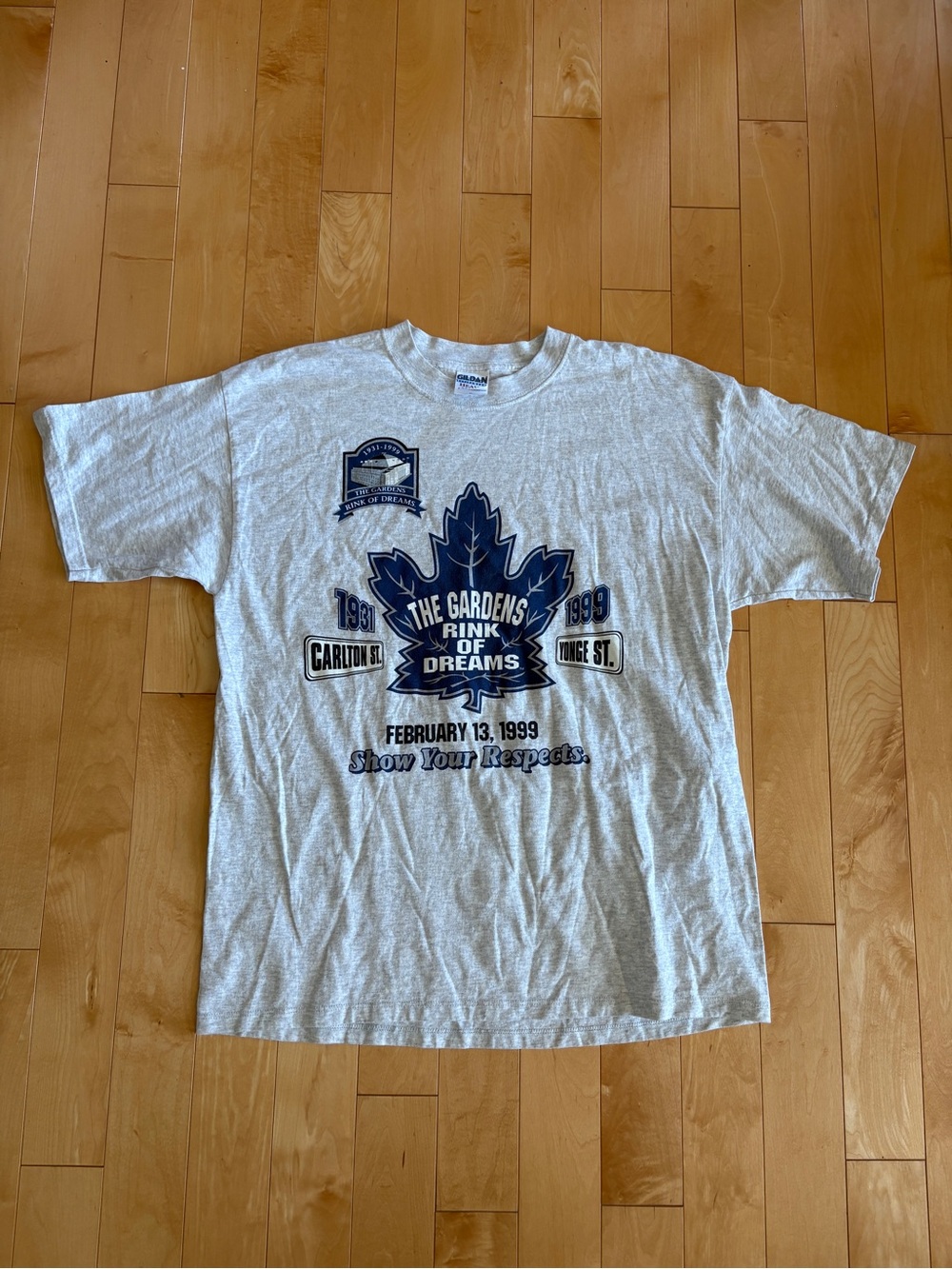 1999 NHL Toronto Maple Leafs Short Sleeve Tee